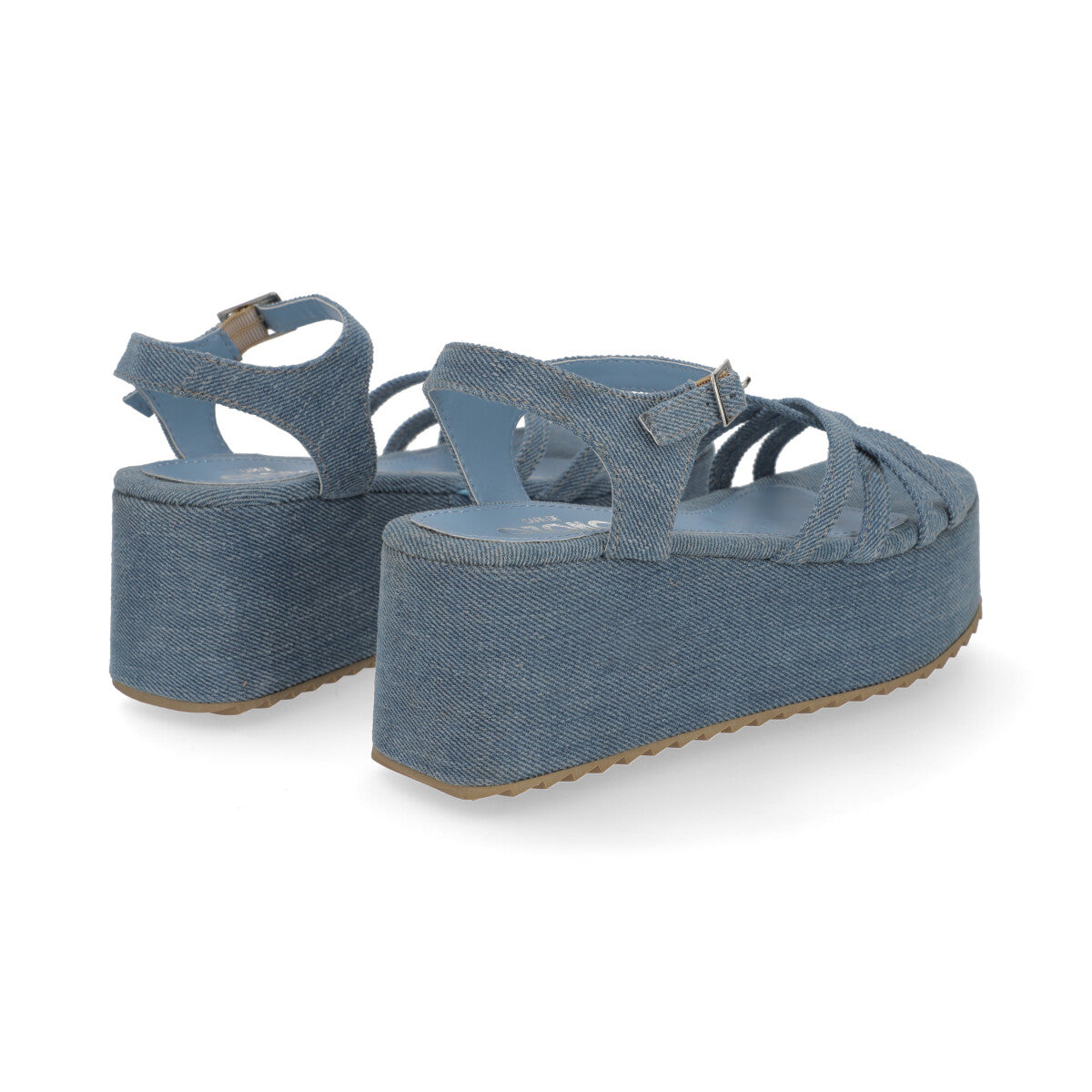 SANDALIA CASUAL DAMA 631004 AZUL MEZCLILLA CAPA DE OZONO