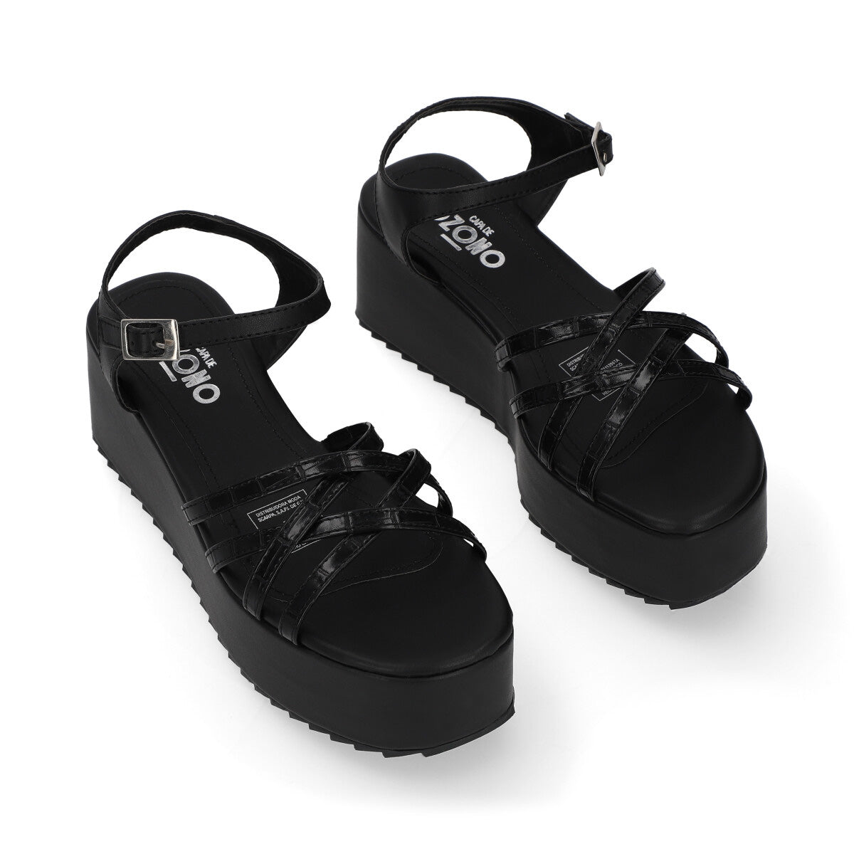 SANDALIA CASUAL DAMA 631004 NEGRO CAPA DE OZONO