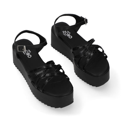 SANDALIA CASUAL DAMA 631004 NEGRO CAPA DE OZONO