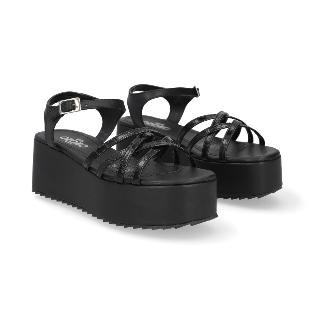 SANDALIA CASUAL DAMA 631004 NEGRO CAPA DE OZONO