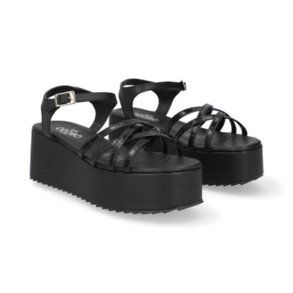 SANDALIA CASUAL DAMA 631004 NEGRO CAPA DE OZONO