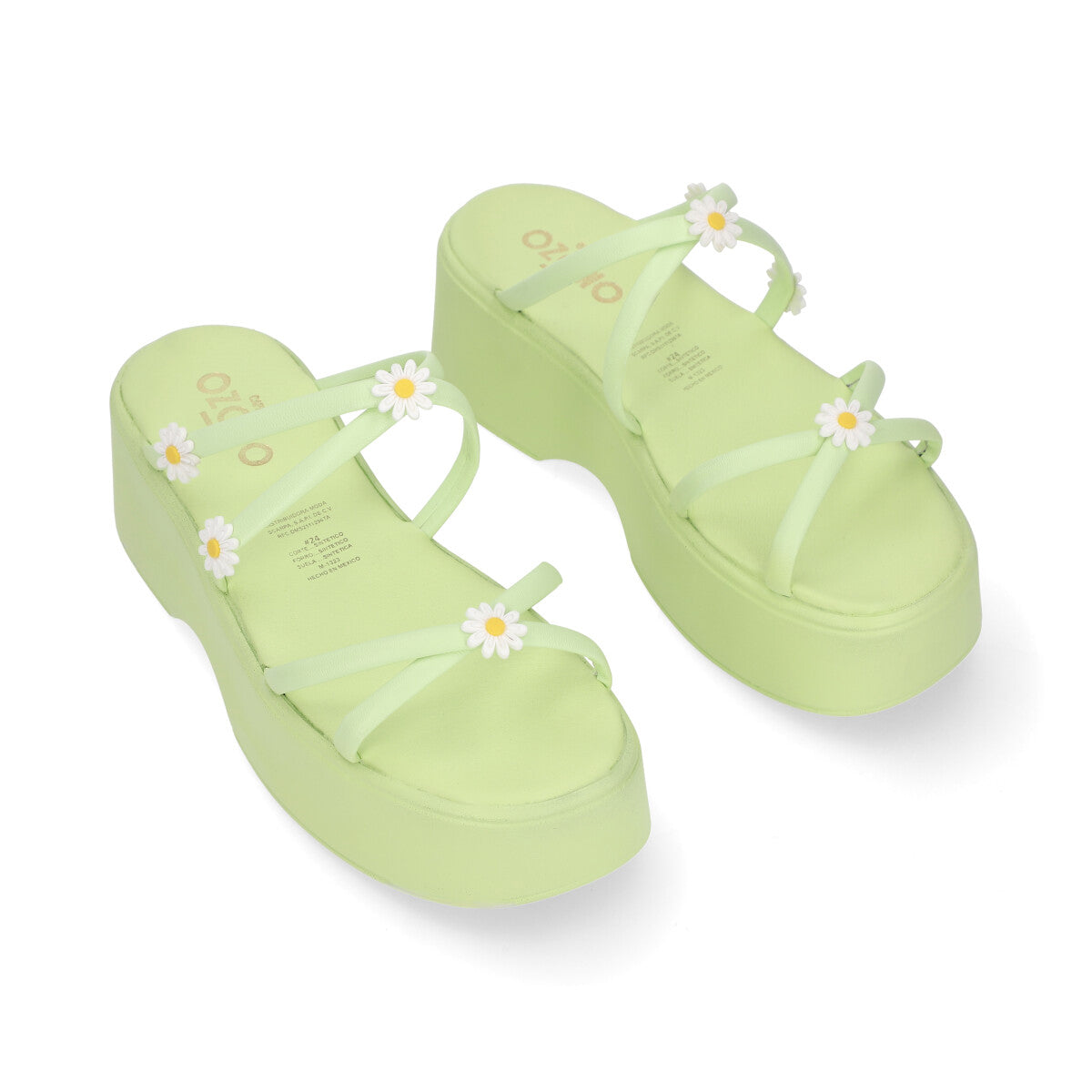 SANDALIA CASUAL DAMA 632203 LIMON CAPA DE OZONO