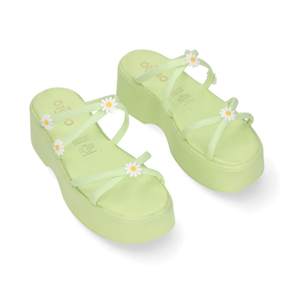 SANDALIA CASUAL DAMA 632203 LIMON CAPA DE OZONO