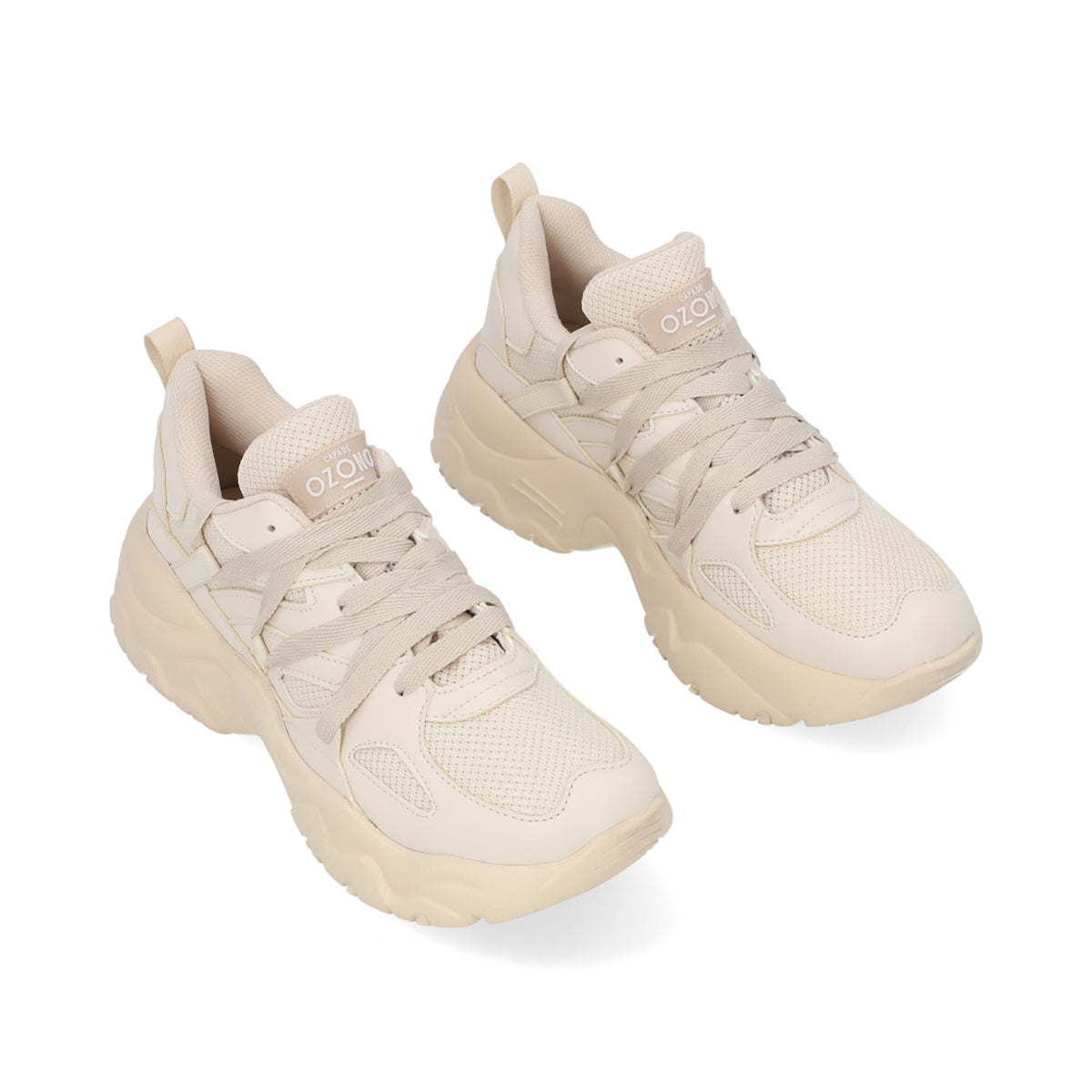 TENIS SPORT DAMA 632403 LATTE CAPA DE OZONO