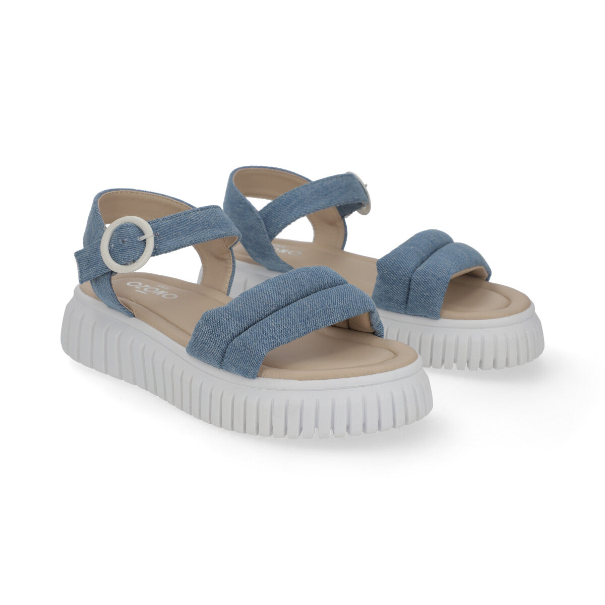 SANDALIA CASUAL DAMA 634601 CIELO CAPA DE OZONO