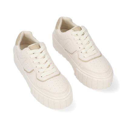 SNEAKER CASUAL DAMA 634803 LATTE CAPA DE OZONO
