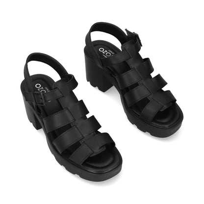SANDALIA CASUAL DAMA 634903 NEGRO CAPA DE OZONO