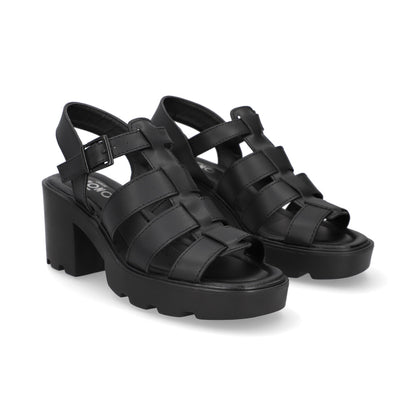 SANDALIA CASUAL DAMA 634903 NEGRO CAPA DE OZONO
