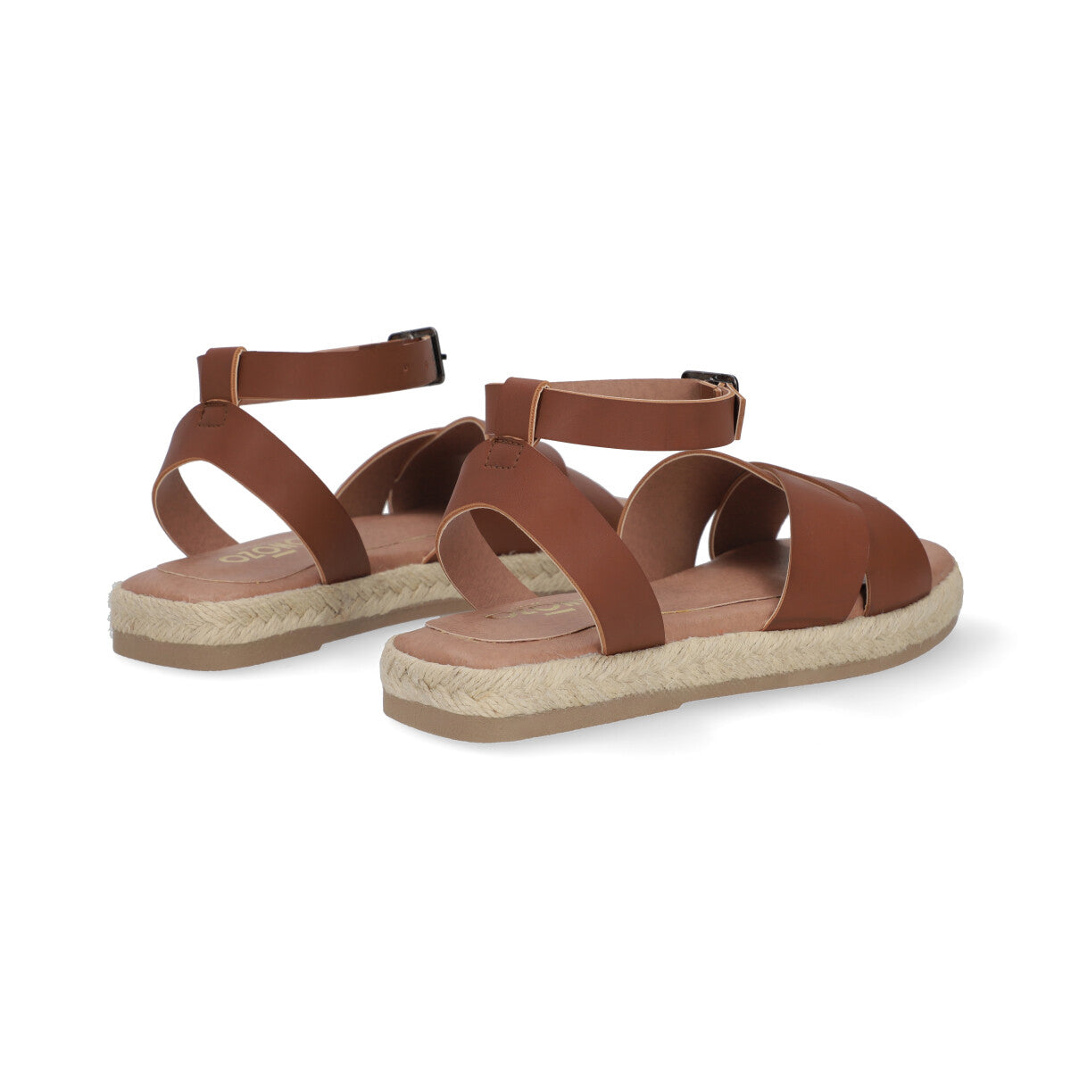 SANDALIA CASUAL DAMA 635403 CAMEL CAPA DE OZONO