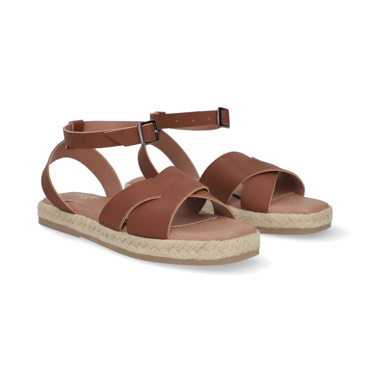 SANDALIA CASUAL DAMA 635403 CAMEL CAPA DE OZONO