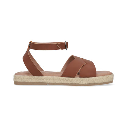 SANDALIA CASUAL DAMA 635403 CAMEL CAPA DE OZONO