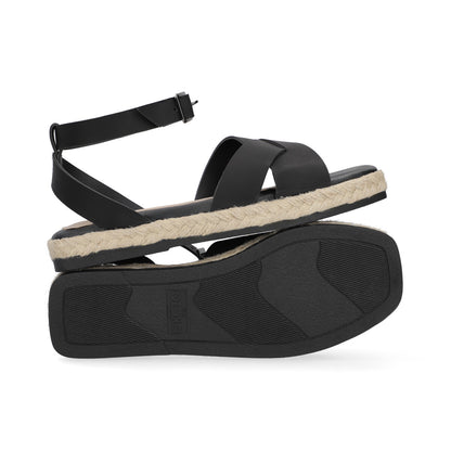 SANDALIA CASUAL DAMA 635403 NEGRO CAPA DE OZONO