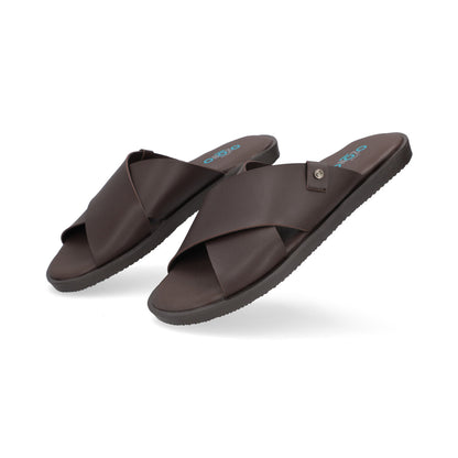 SANDALIA CASUAL CABALLERO 635601 CHOCOLATE CAPA DE OZONO