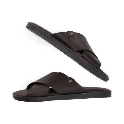 SANDALIA CASUAL CABALLERO 635601 CHOCOLATE CAPA DE OZONO