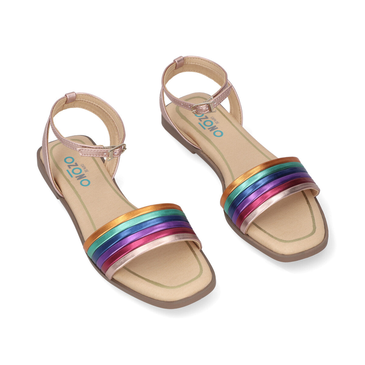 SANDALIA CASUAL DAMA 636103 MULTICOLOR CAPA DE OZONO