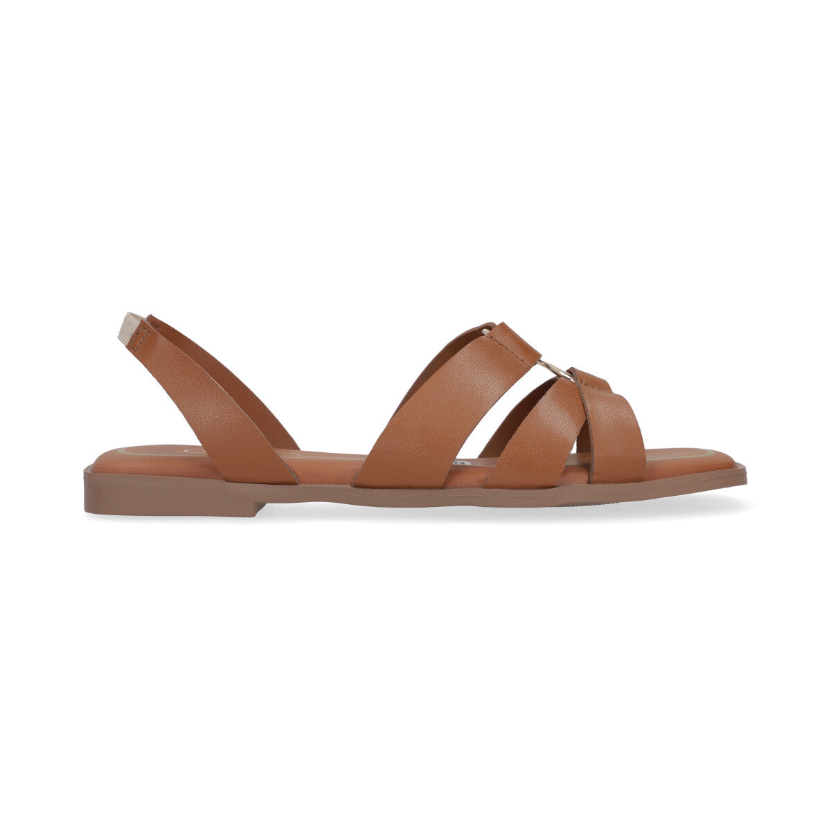 SANDALIA CASUAL DAMA 636104 COGNAC CAPA DE OZONO