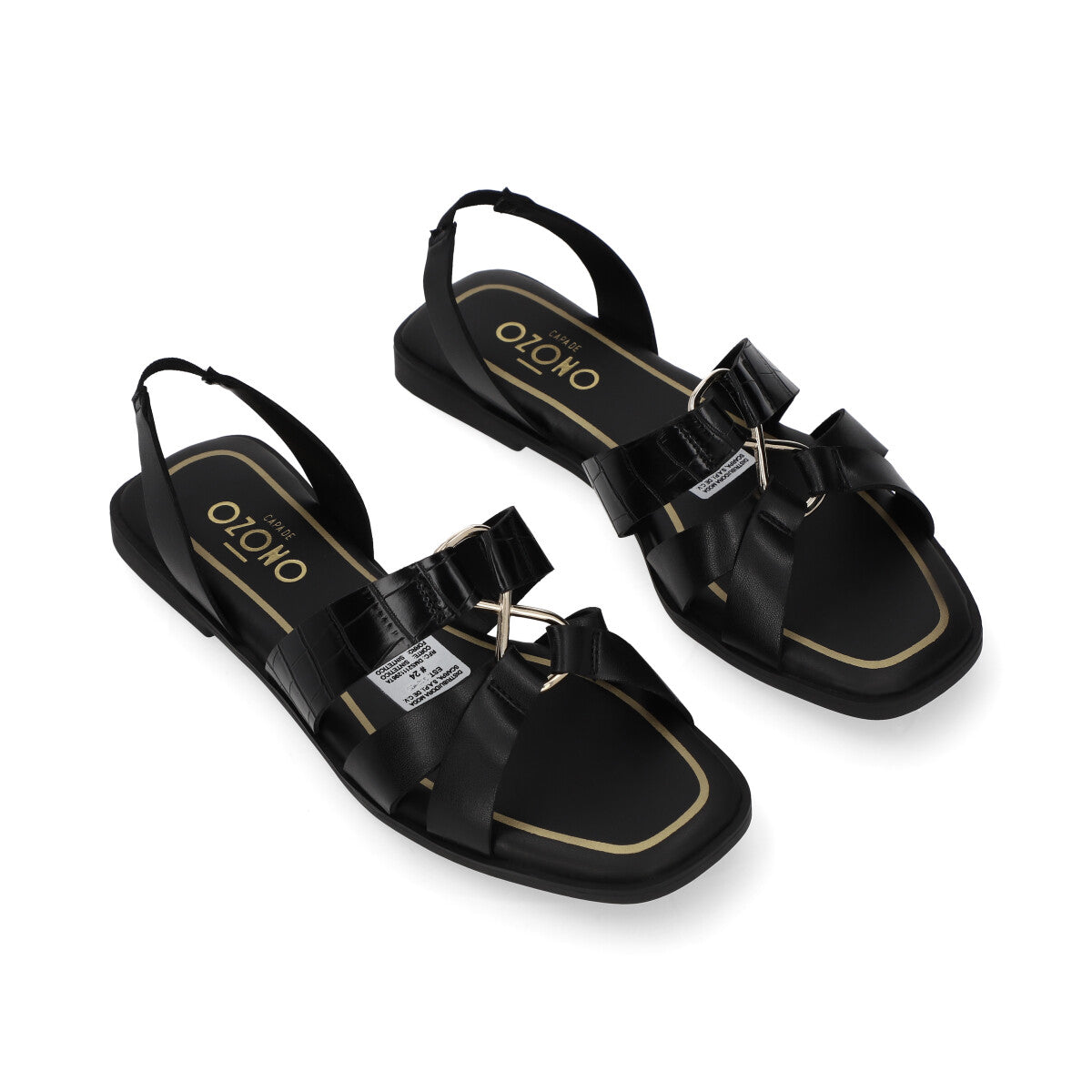 SANDALIA CASUAL DAMA 636104 NEGRO CAPA DE OZONO