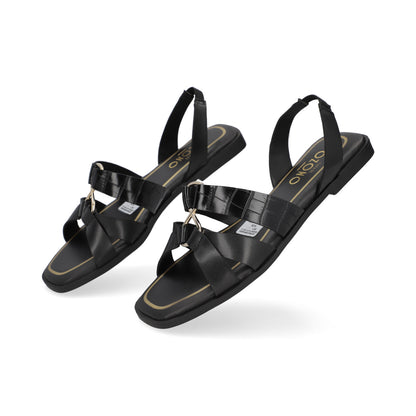 SANDALIA CASUAL DAMA 636104 NEGRO CAPA DE OZONO