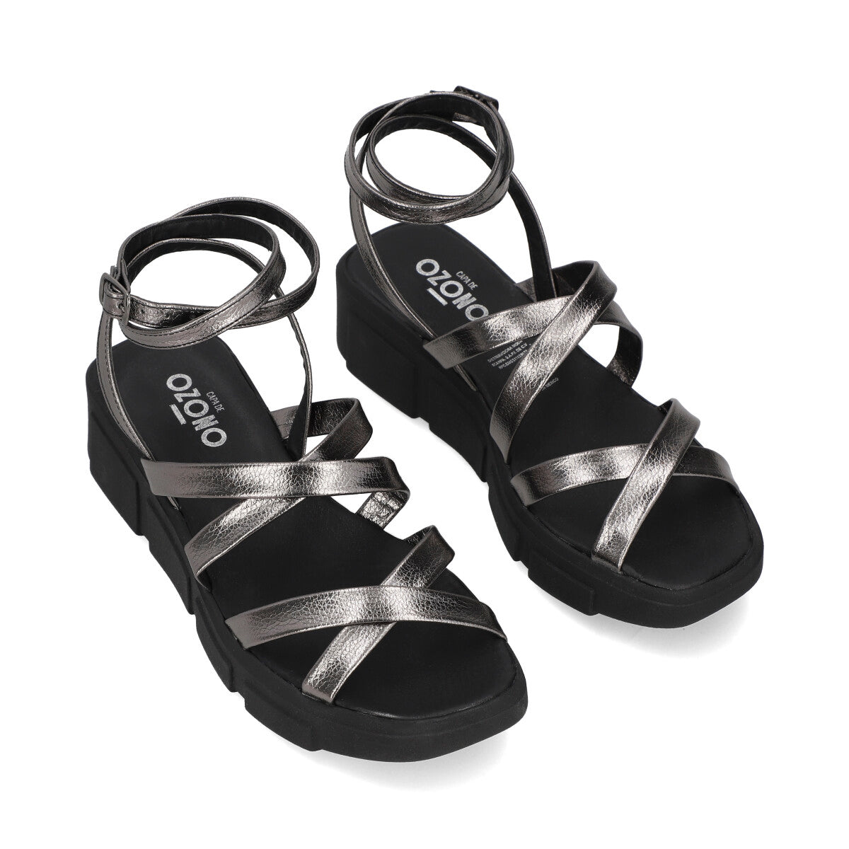 SANDALIA CASUAL DAMA 636205 INOX CAPA DE OZONO