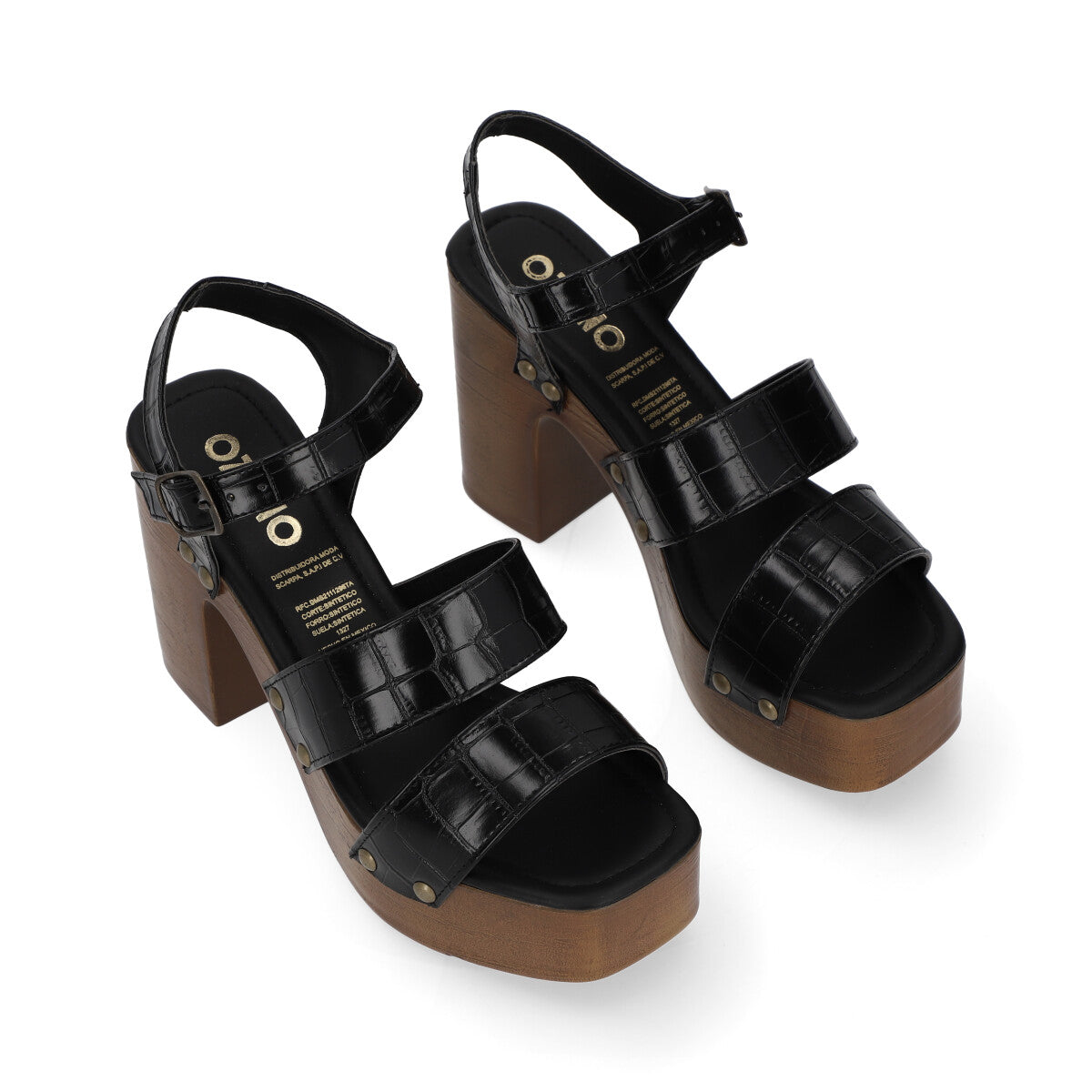 SANDALIA CASUAL DAMA 637904 NEGRO CAPA DE OZONO