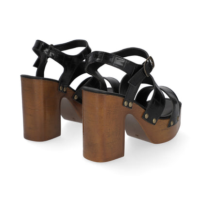 SANDALIA CASUAL DAMA 637904 NEGRO CAPA DE OZONO