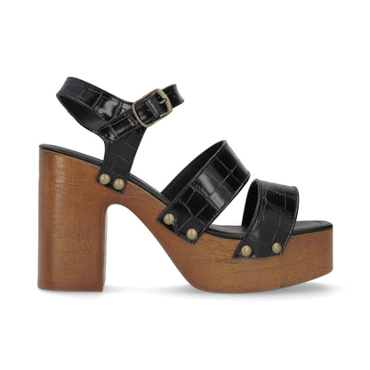 SANDALIA CASUAL DAMA 637904 NEGRO CAPA DE OZONO