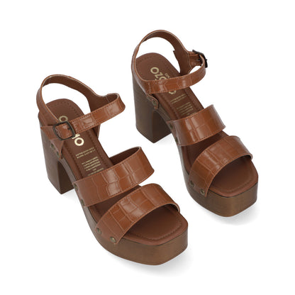 SANDALIA CASUAL DAMA 637904 TAN CAPA DE OZONO
