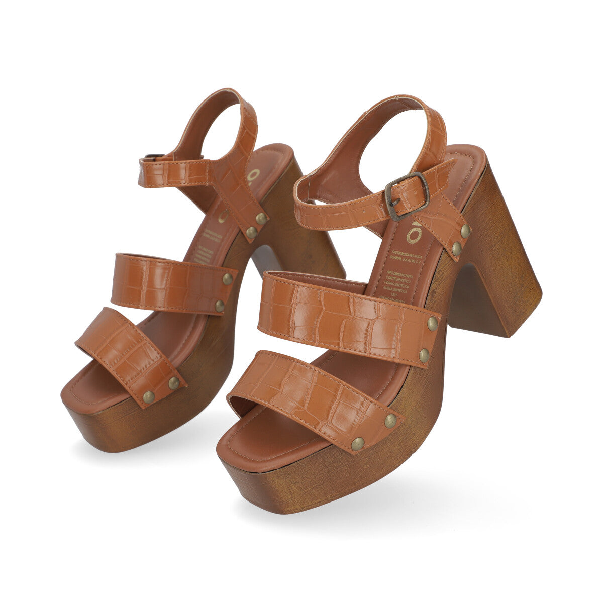 SANDALIA CASUAL DAMA 637904 TAN CAPA DE OZONO