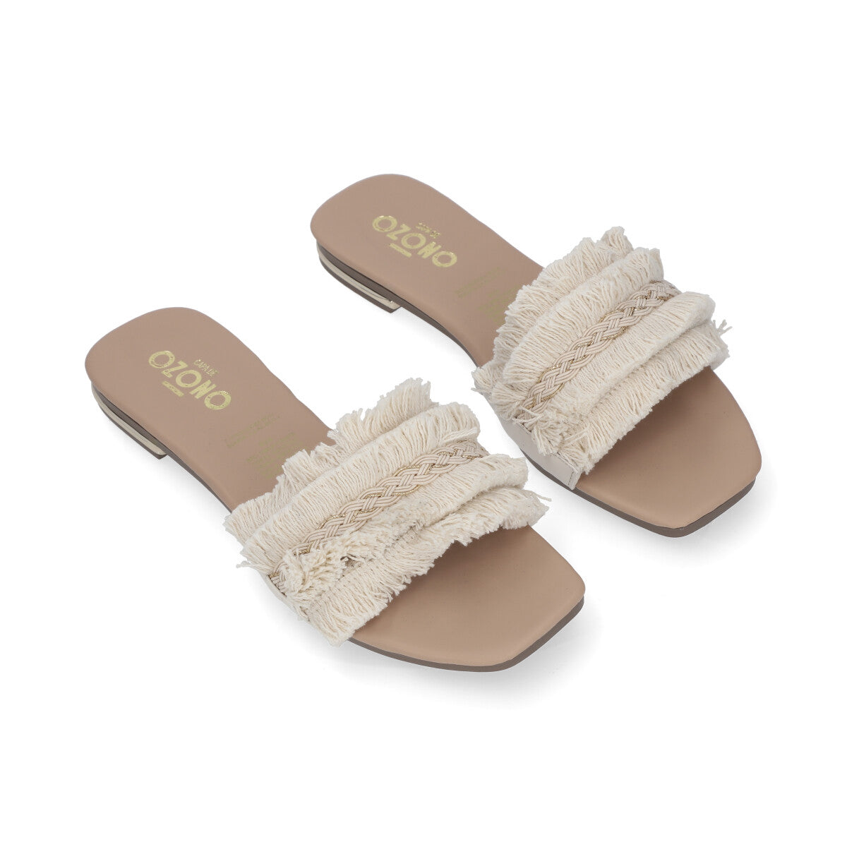 SANDALIA CASUAL DAMA 638504 NATURAL CAPA DE OZONO