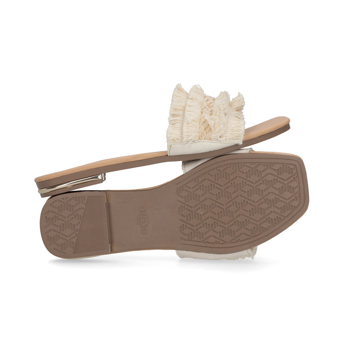 SANDALIA CASUAL DAMA 638504 NATURAL CAPA DE OZONO
