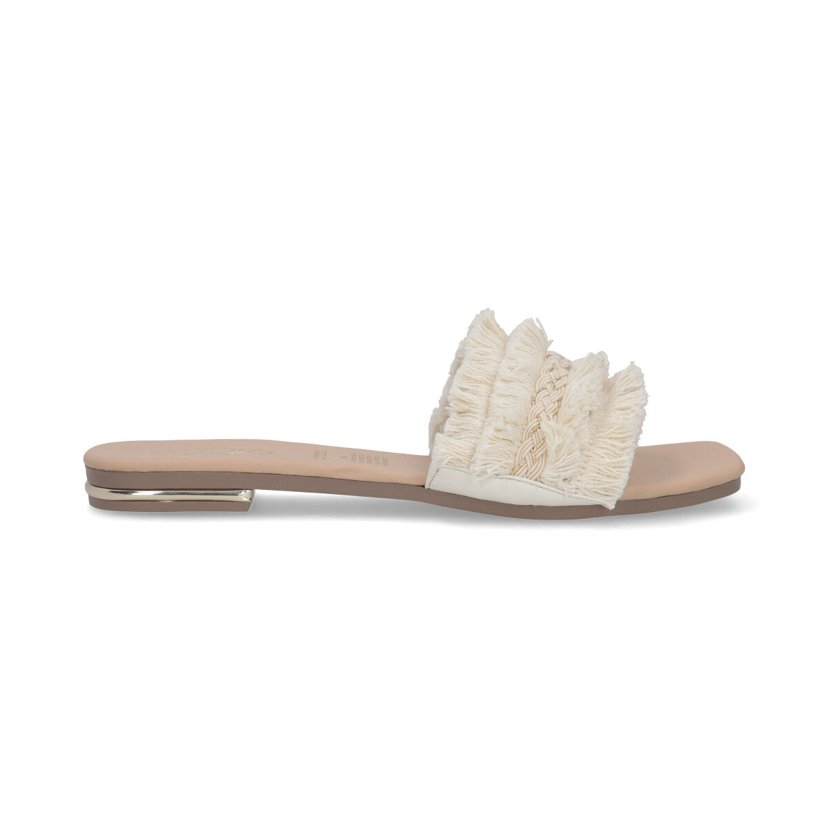 SANDALIA CASUAL DAMA 638504 NATURAL CAPA DE OZONO