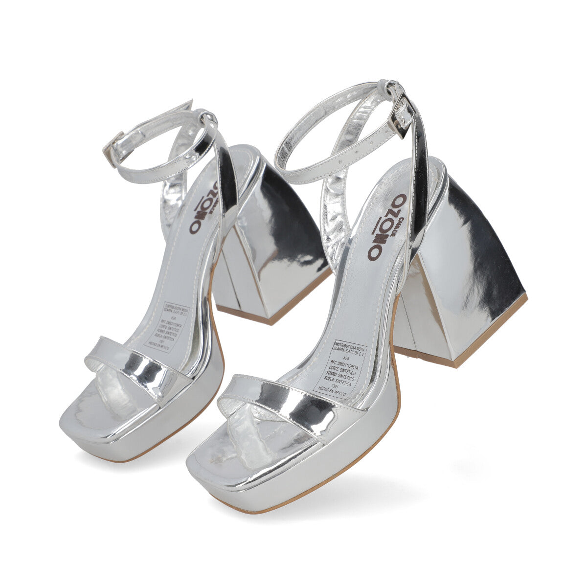 ZAPATILLA CASUAL DAMA 640804 PLATA CAPA DE OZONO