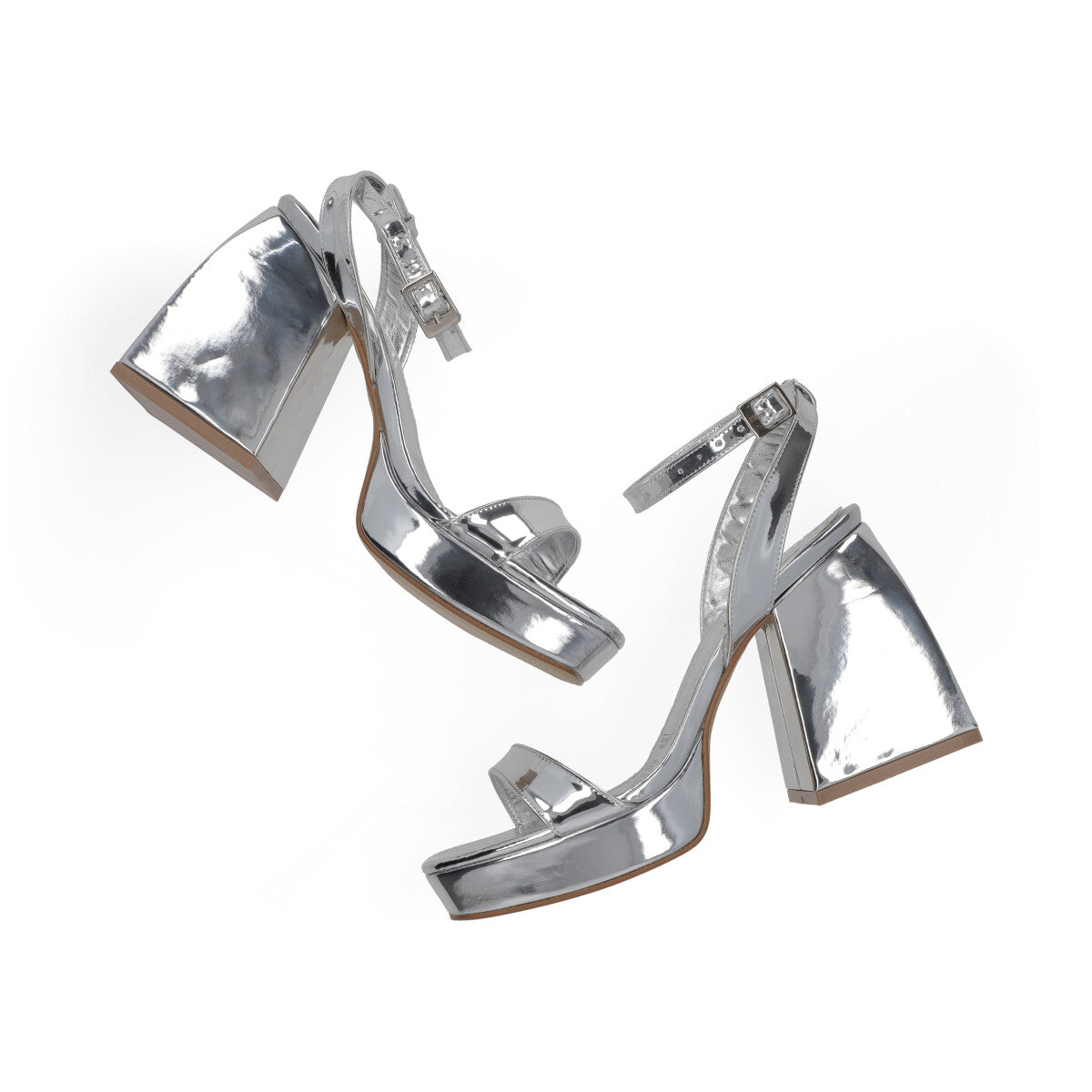 ZAPATILLA CASUAL DAMA 640804 PLATA CAPA DE OZONO