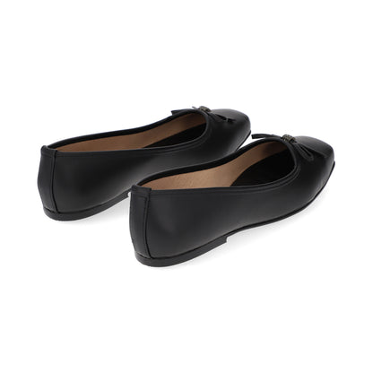 BALERINA CASUAL DAMA 645401 NEGRO CAPA DE OZONO