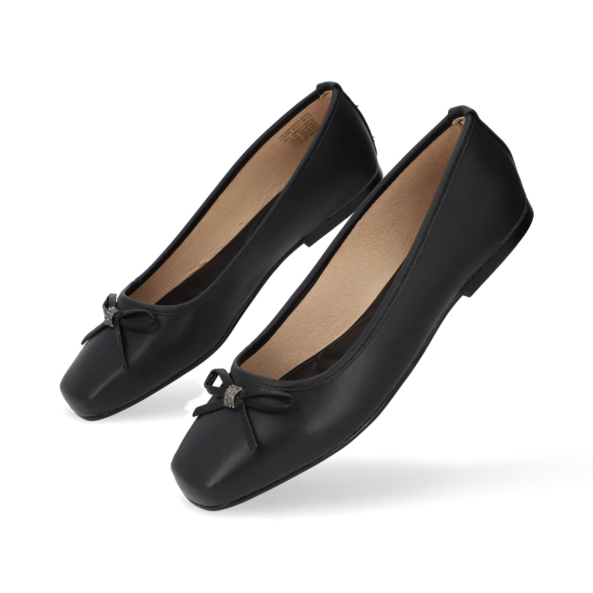 BALERINA CASUAL DAMA 645401 NEGRO CAPA DE OZONO