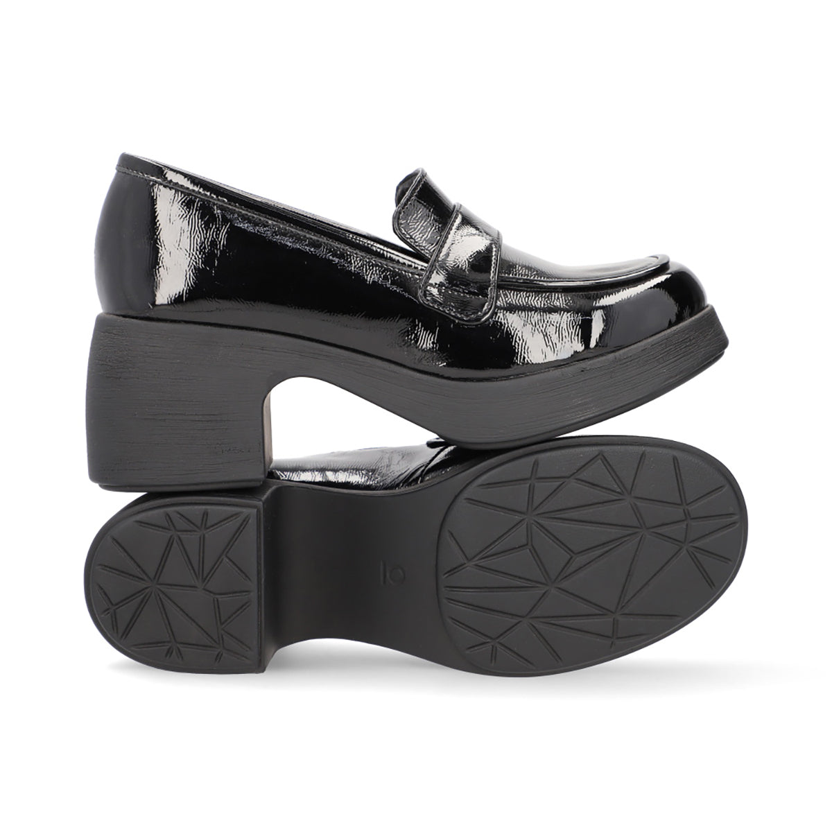 MOCASIN SEMIVESTIR DAMA 645502 NEGRO CAPA DE OZONO