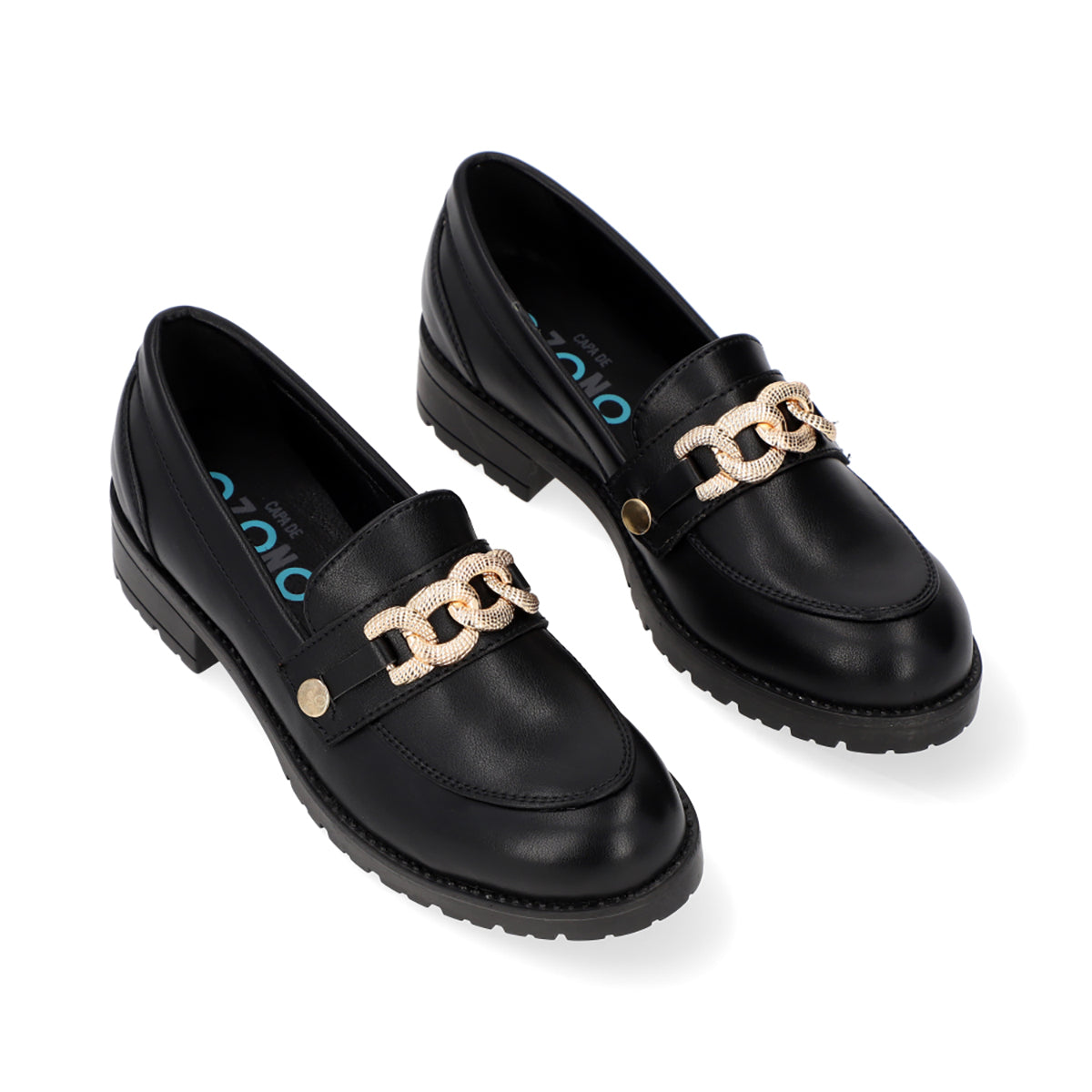MOCASIN CASUAL DAMA 646001 NEGRO CAPA DE OZONO