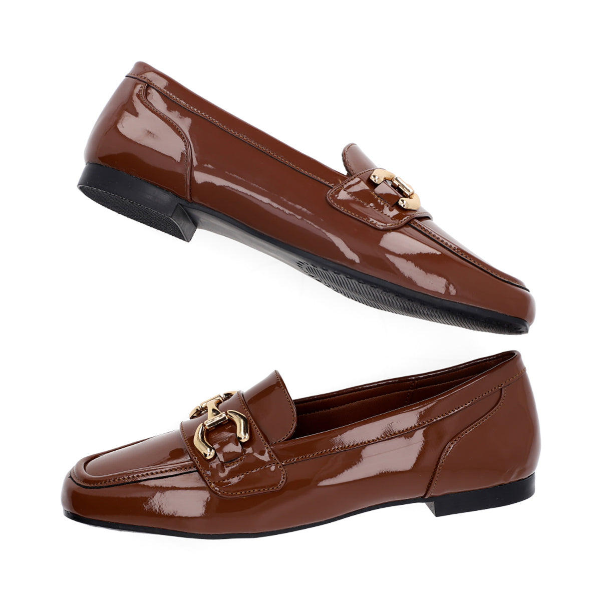 MOCASIN CASUAL DAMA 646101 CAFÉ CAPA DE OZONO