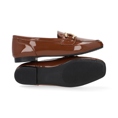 MOCASIN CASUAL DAMA 646101 CAFÉ CAPA DE OZONO
