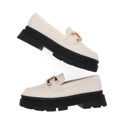 MOCASIN CASUAL DAMA 646201 LATTE CAPA DE OZONO
