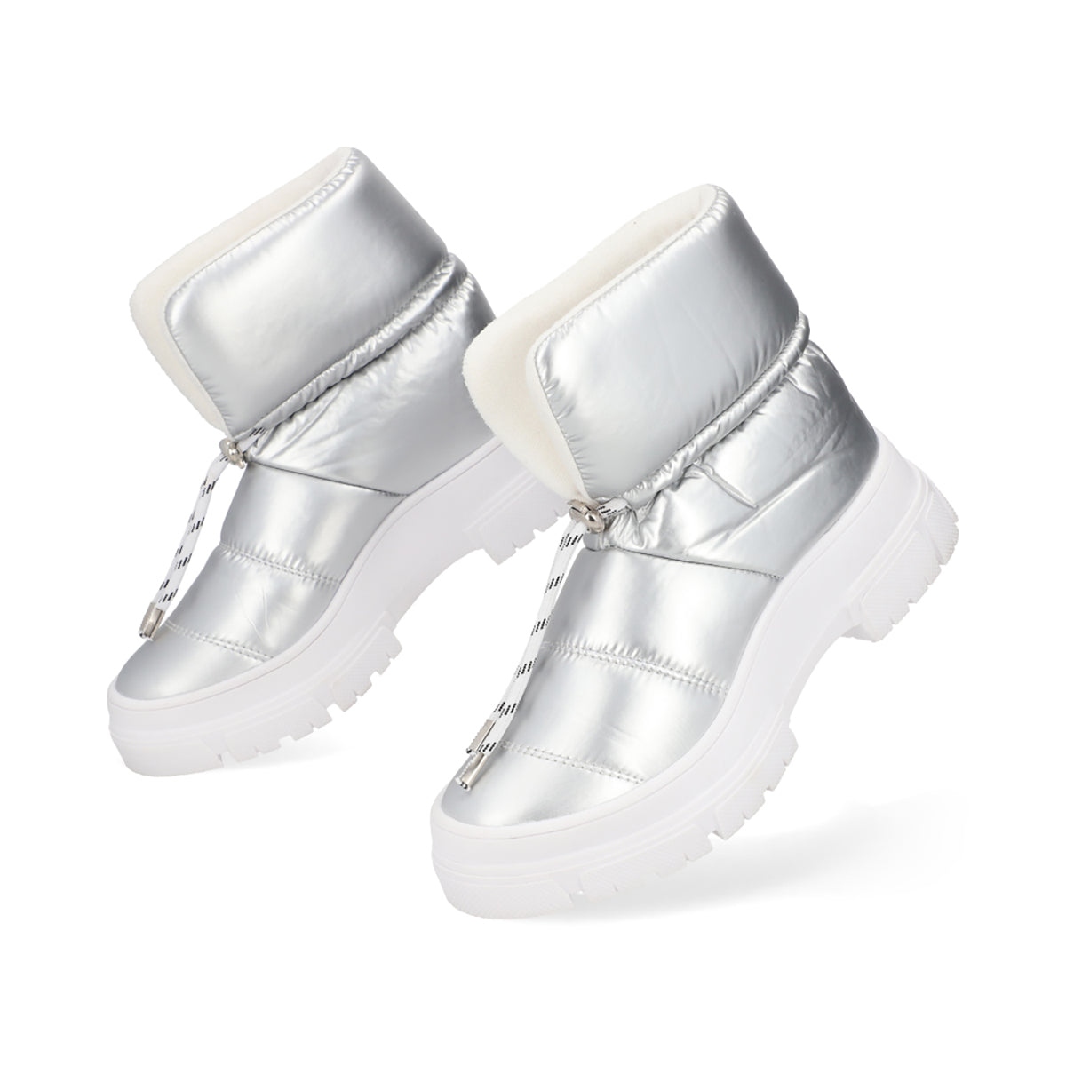 BOTA CASUAL DAMA 646802 PLATA CAPA DE OZONO