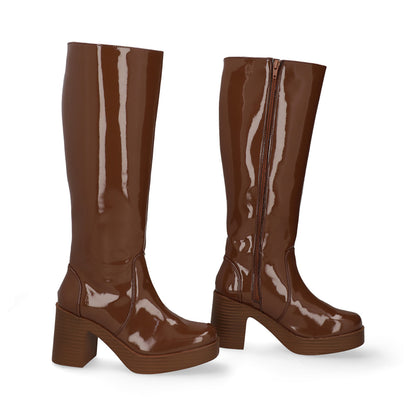BOTA CASUAL DAMA 647101 CHOCOLATE CAPA DE OZONO