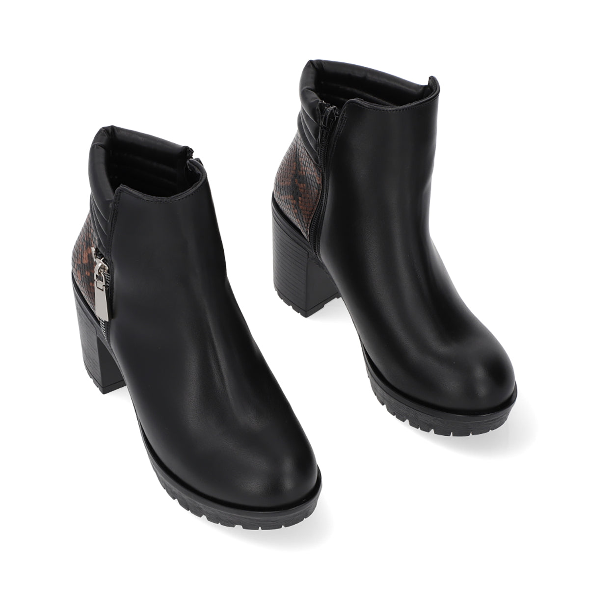 BOTÍN CASUAL DAMA 647301 NEGRO CAPA DE OZONO