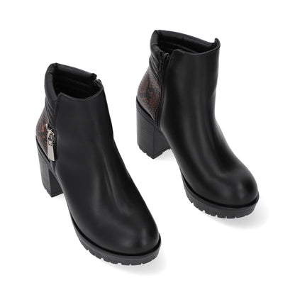BOTÍN CASUAL DAMA 647301 NEGRO CAPA DE OZONO