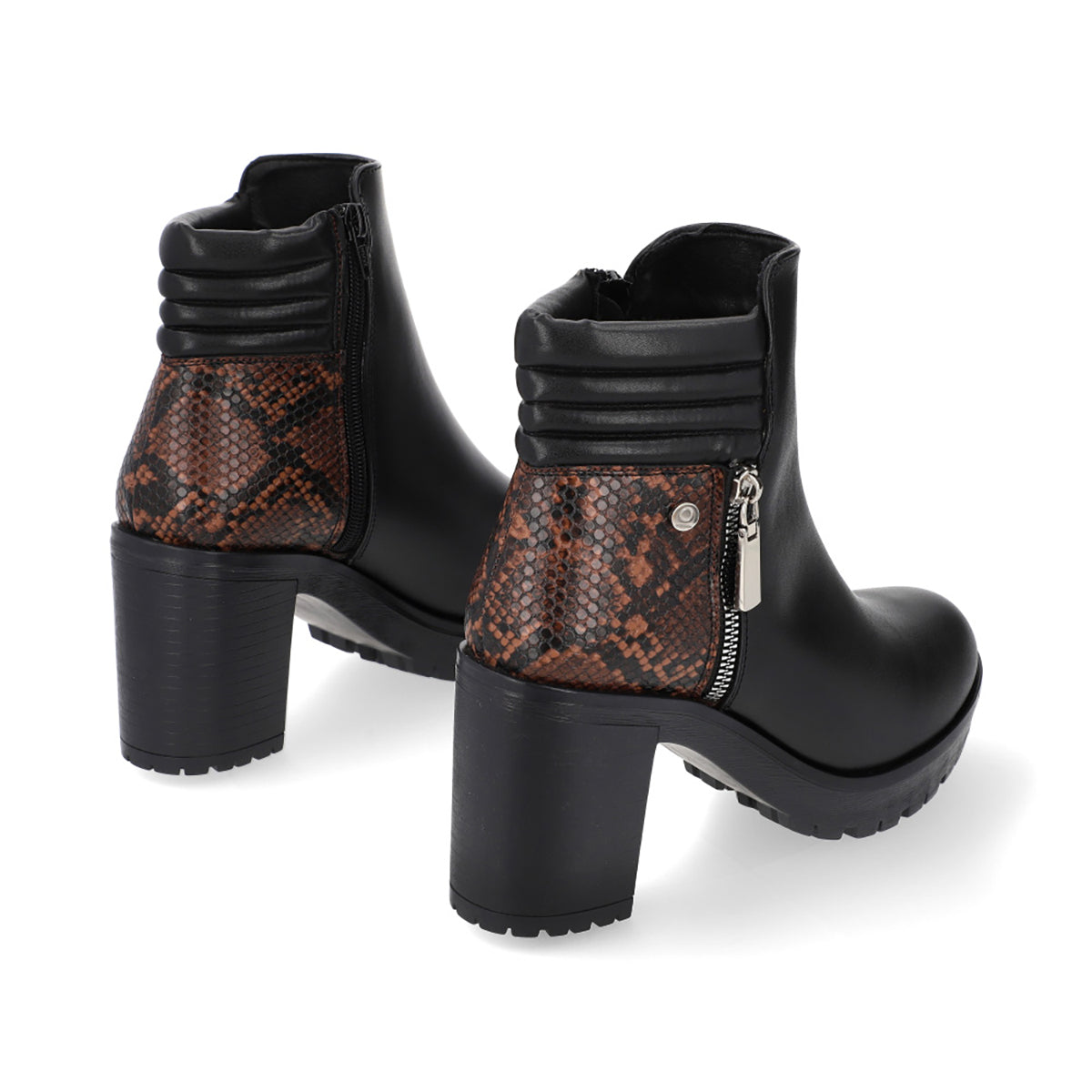 BOTÍN CASUAL DAMA 647301 NEGRO CAPA DE OZONO
