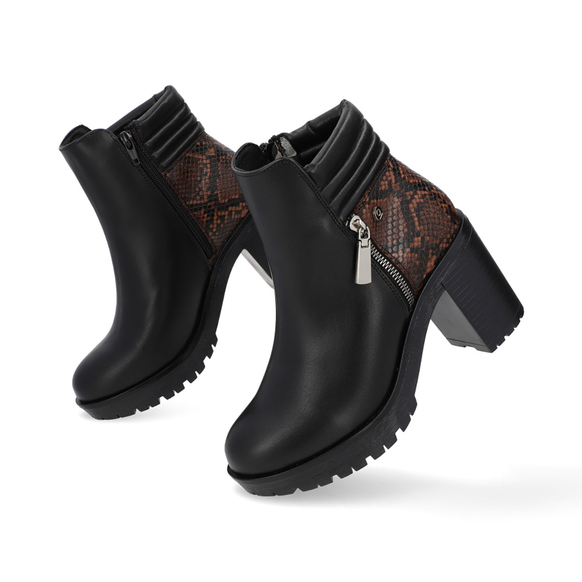 BOTÍN CASUAL DAMA 647301 NEGRO CAPA DE OZONO