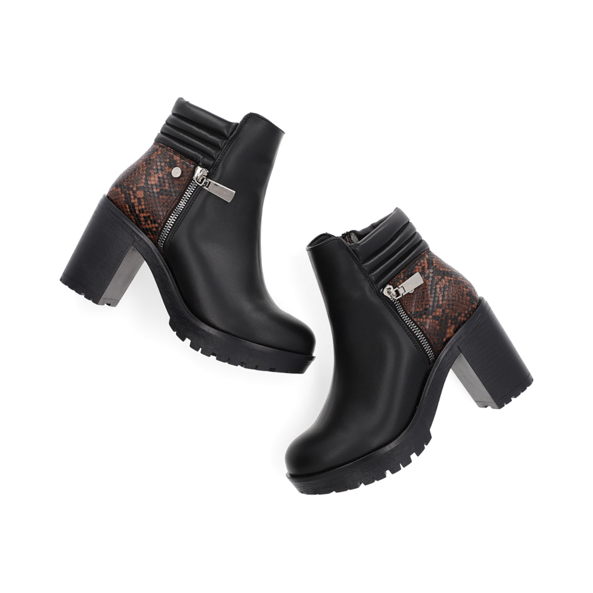 BOTÍN CASUAL DAMA 647301 NEGRO CAPA DE OZONO