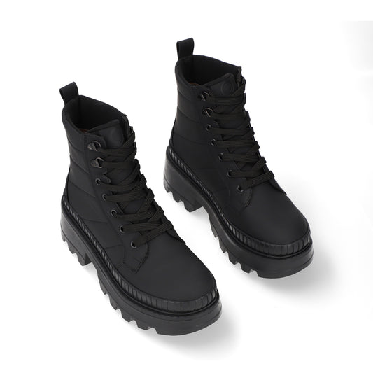BOTÍN CASUAL DAMA 647401 NEGRO CAPA DE OZONO