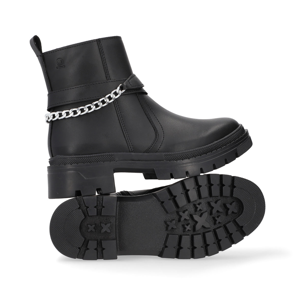 BOTÍN CASUAL DAMA 647501 NEGRO CAPA DE OZONO