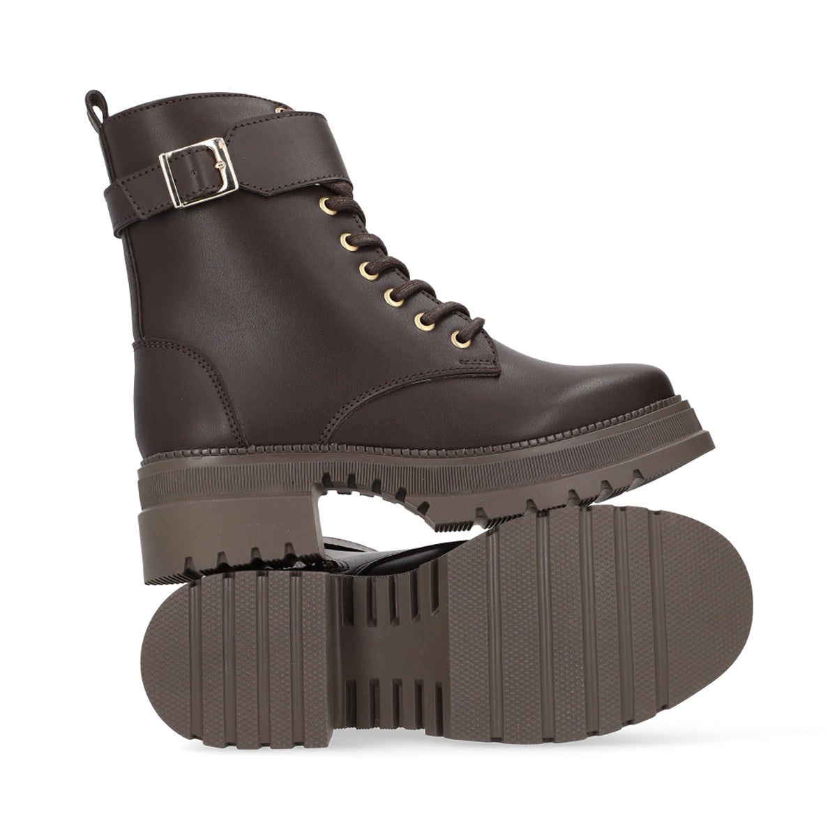 BOTÍN CASUAL DAMA 647801 CHOCOLATE CAPA DE OZONO